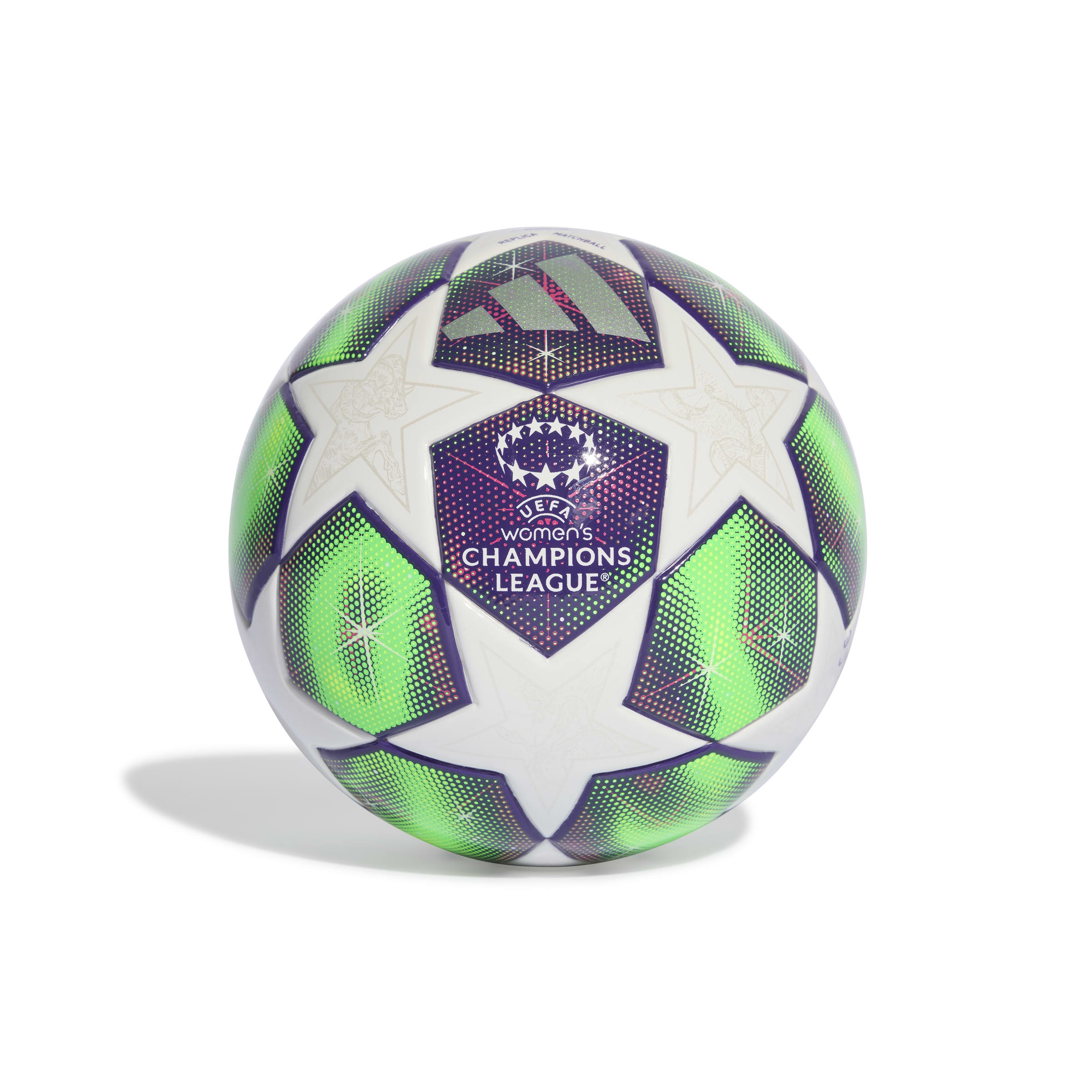 adidas UWCL League Stage Mini Soccer Ball 25/26 - White/Green - Best Buy Soccer